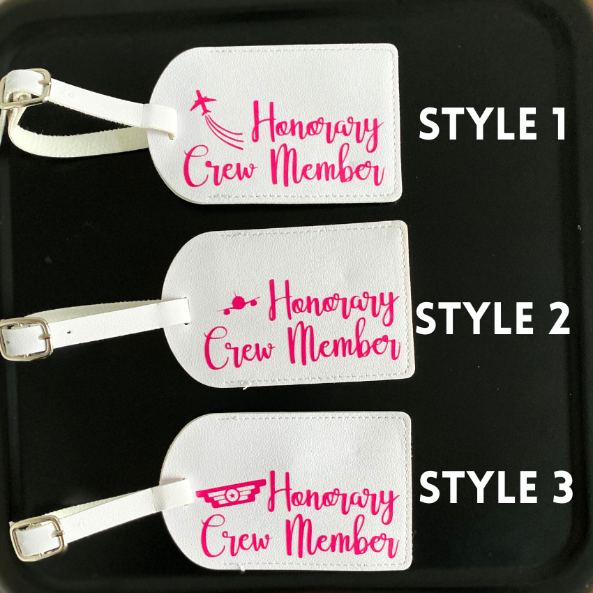"Honorary Crew Member" Luggage Tag